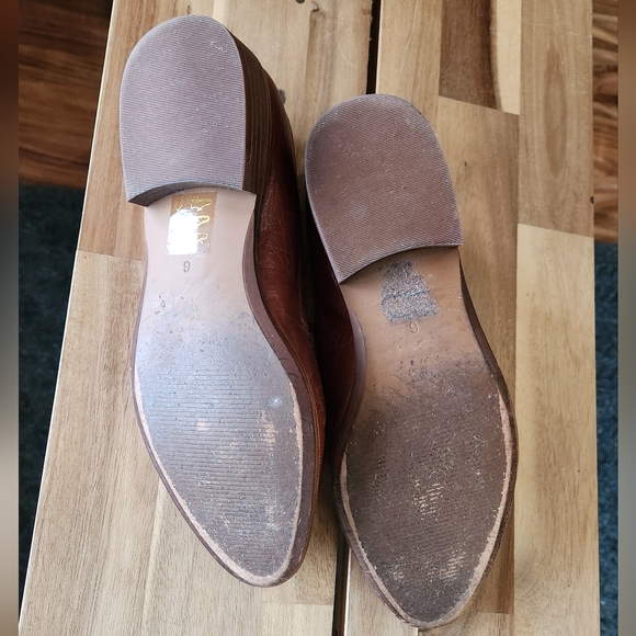 Brown Leather Madewell Frances Loafers size 6 - Picture 8 of 9